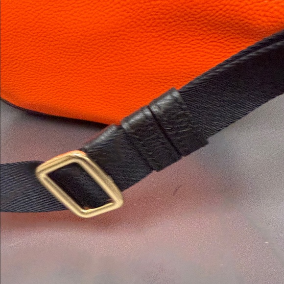 Coach Orange and Black Belt Bag - Picture 7 of 12